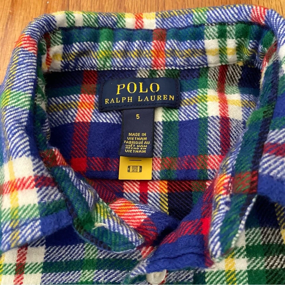 Ralph Lauren Classic Flannel Boys Shirt